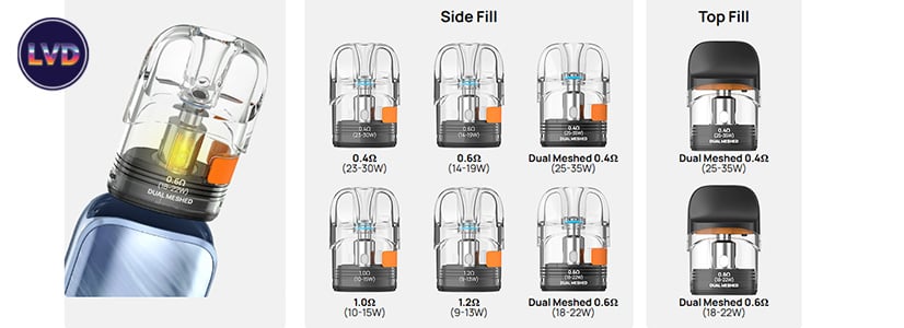 cartouches Pixo Aspire